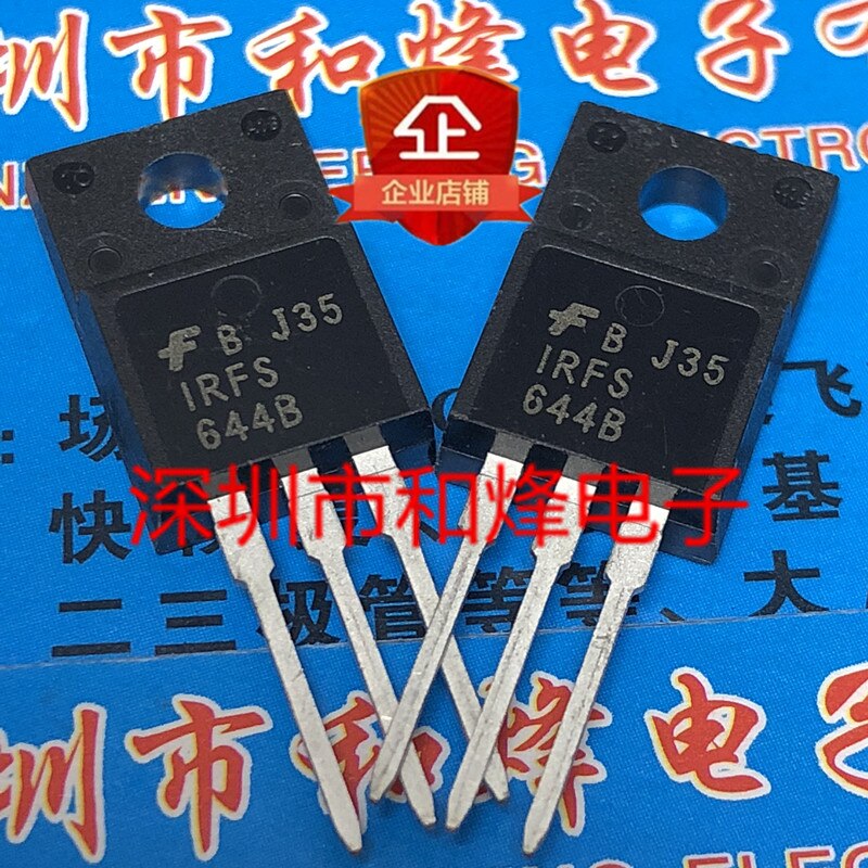 30pcs  ο IRFS644B TO-220F 250V 14A